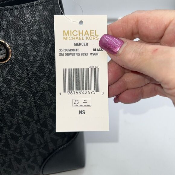 Michael Kors Mercer Small Drawstring Bucket Bag - Picture 7 of 15